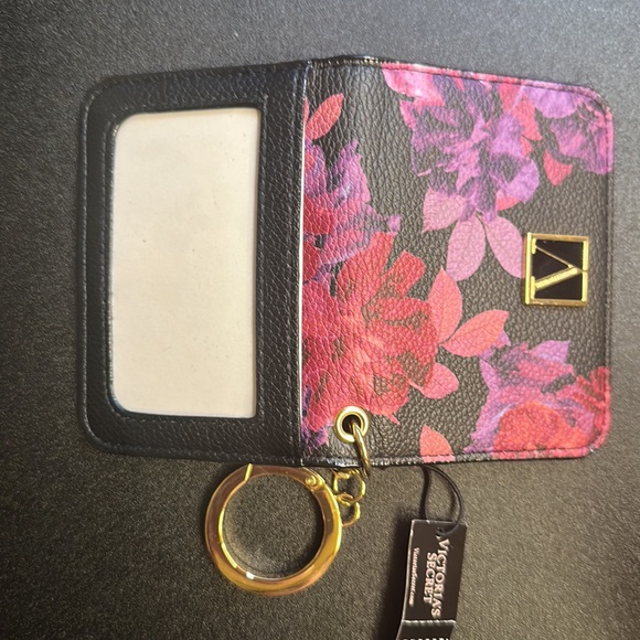 New -VICTORIAS SECRET Mini Wallet PURSE CARD KEYCHAIN - Picture 8 of 8